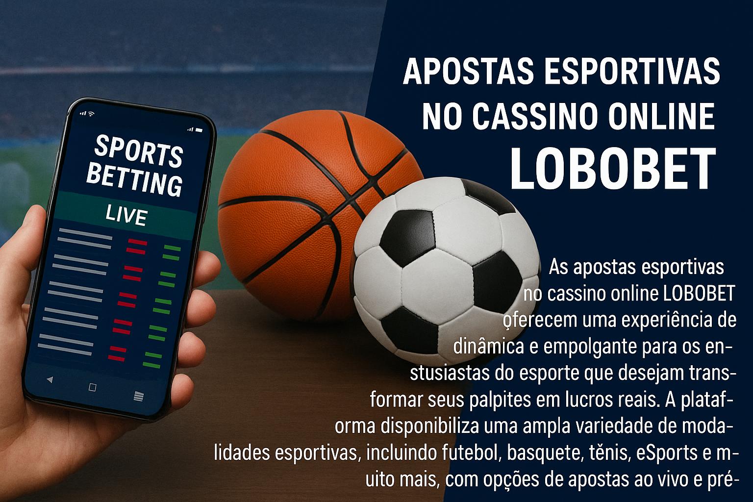 Apostas esportivas no cassino online LOBOBET