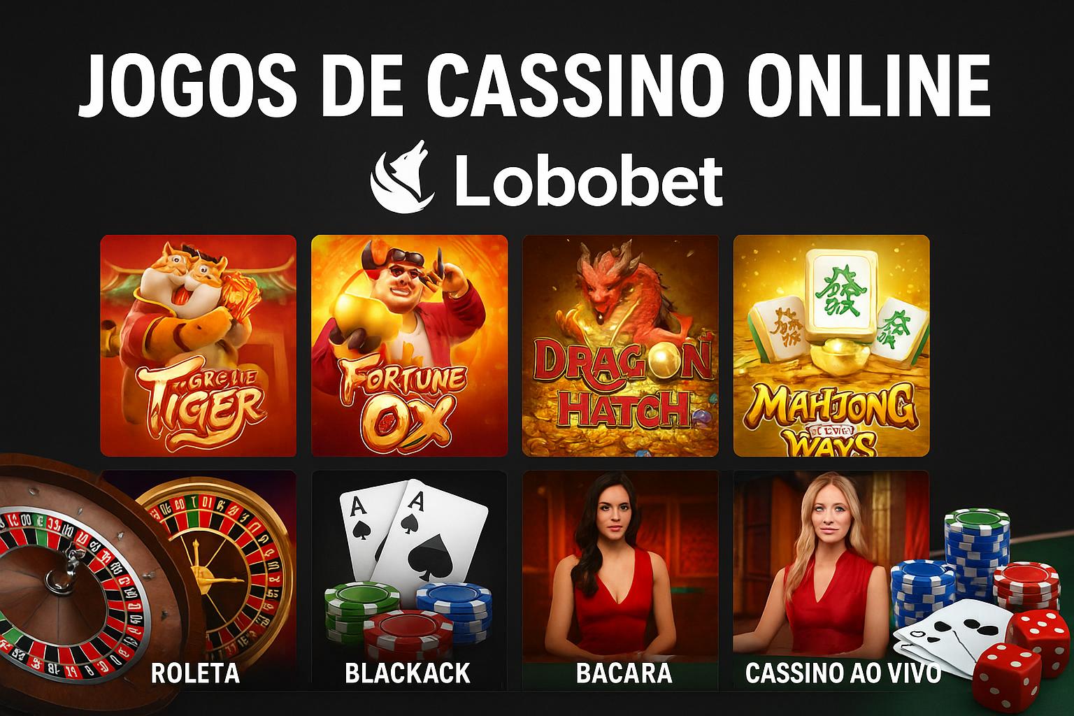 Jogos de cassino online inovadores e emocionantes na LOBOBET